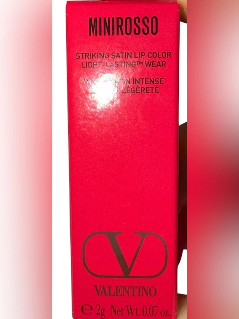 Valentino Minirosso Satin Lipstick 22R Rosso Valentino Mini size Red Color ❤️